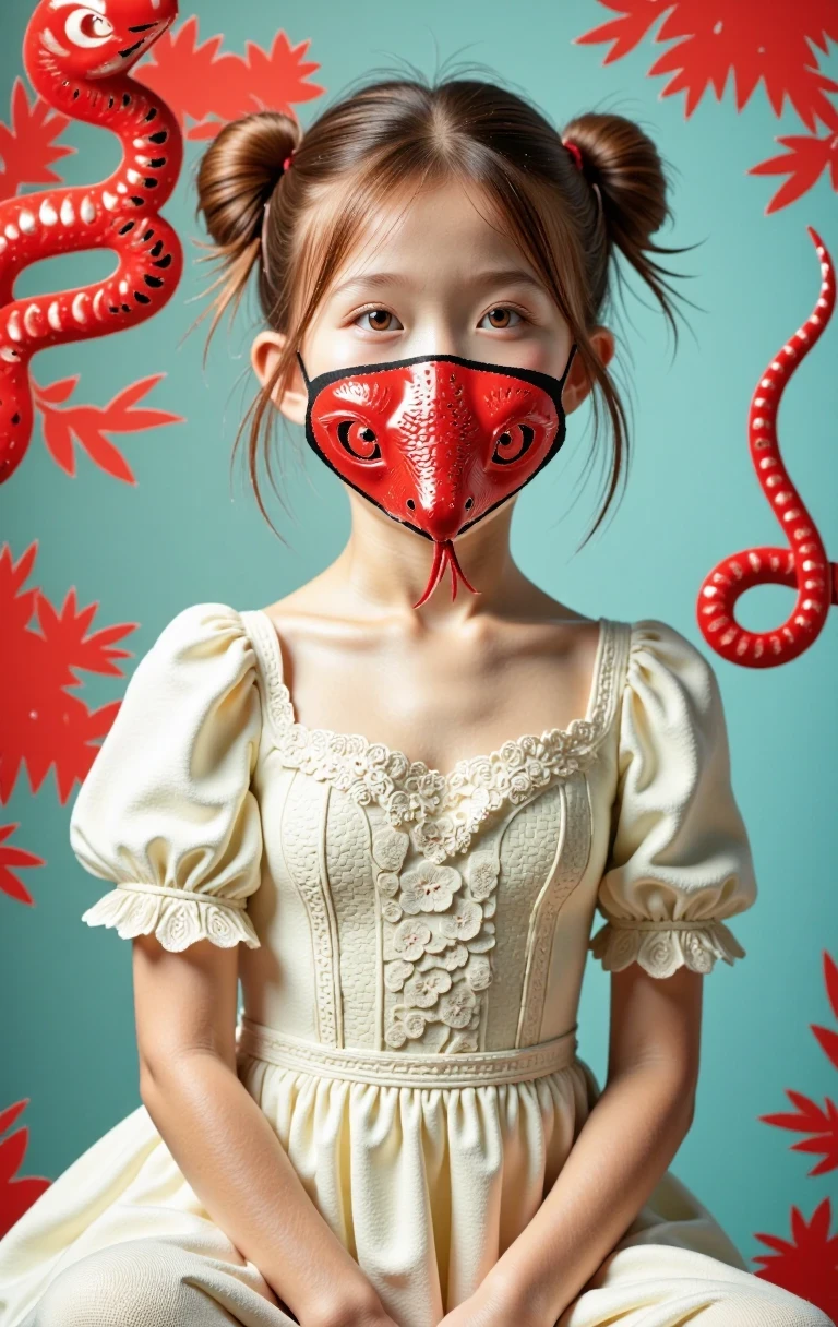  for multiplayer images ，Generate exclusive photos for the Year of the Snake（ snake-related backgrounds 、 snake skin elements or costumes ）， for non-portrait images and anime portraits {x} can also have corresponding effects on non-portrait images and anime portraits，However, the quality is slightly poor 。 upload realistic single-person avatars ， because it is not expected to enter ， will cause one-size-fits-all issues or other defects ，Thank you for your understanding。