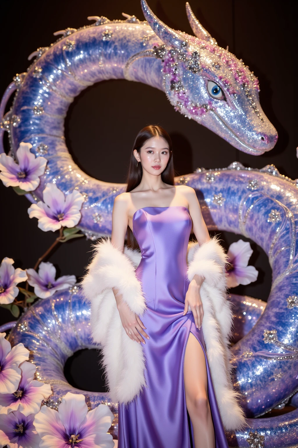 F.1 Snakes Year and Flowers, Faithful Purple v1.0