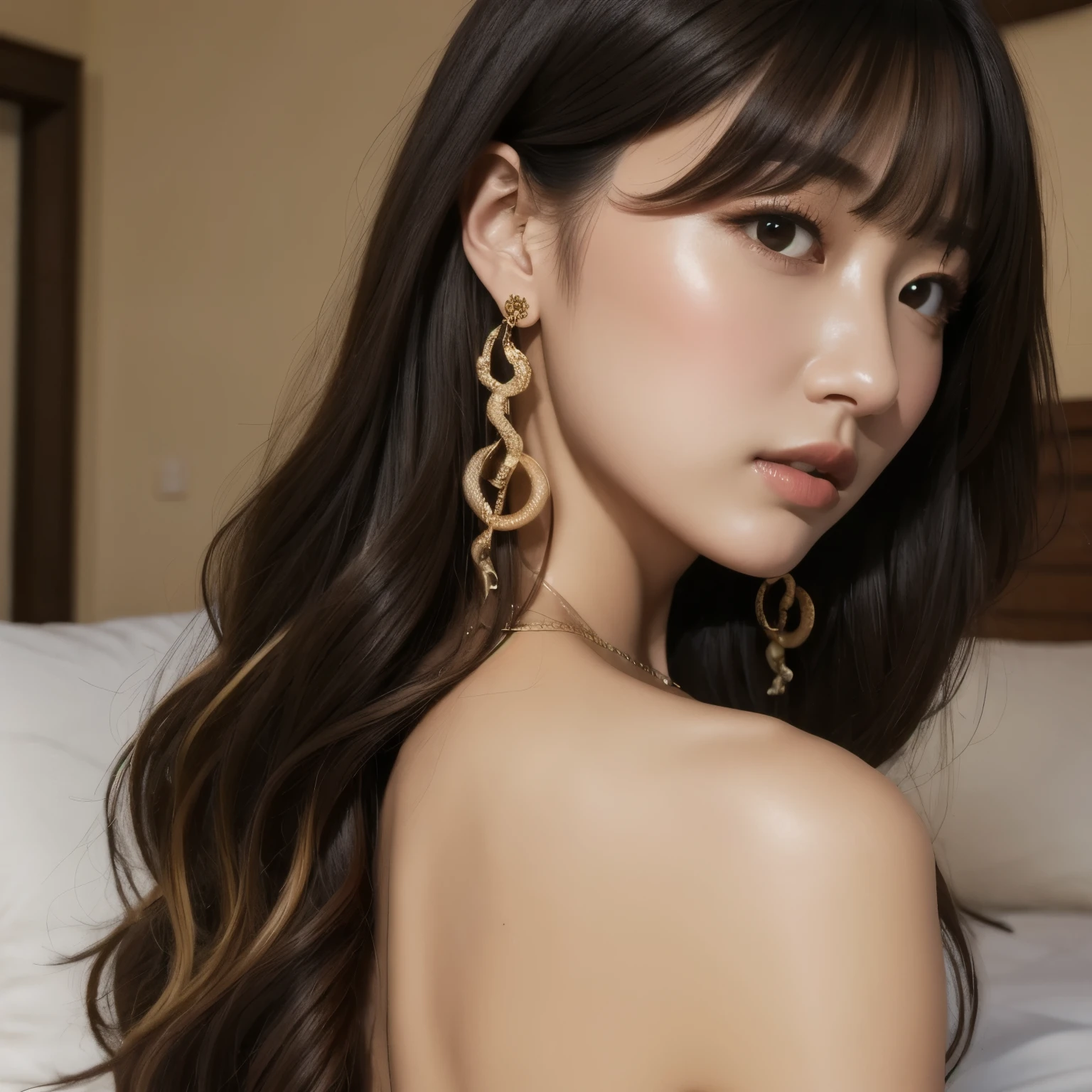 Snake Motif Earrings
