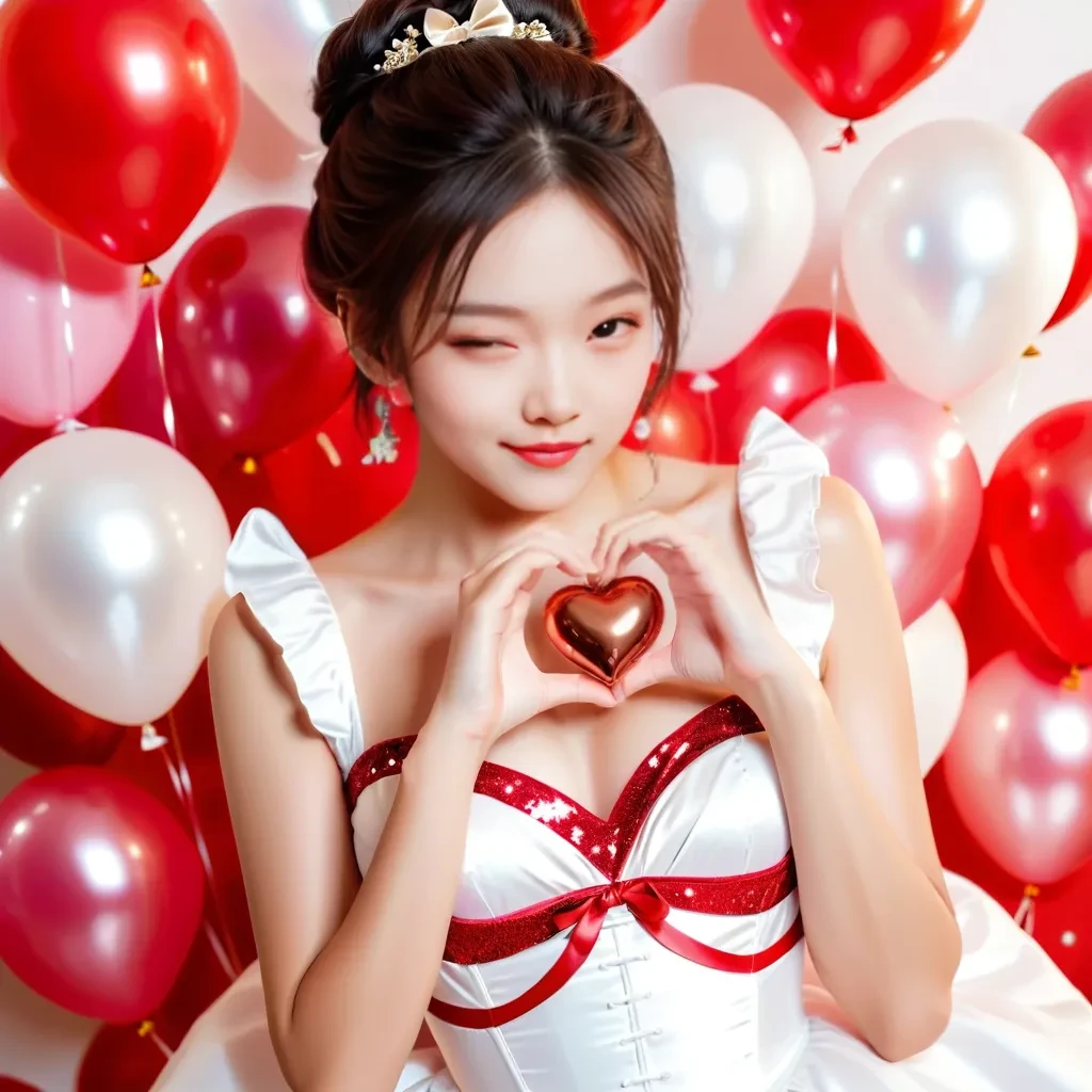 Valentine💖GIRL VIDEO　wink&kiss