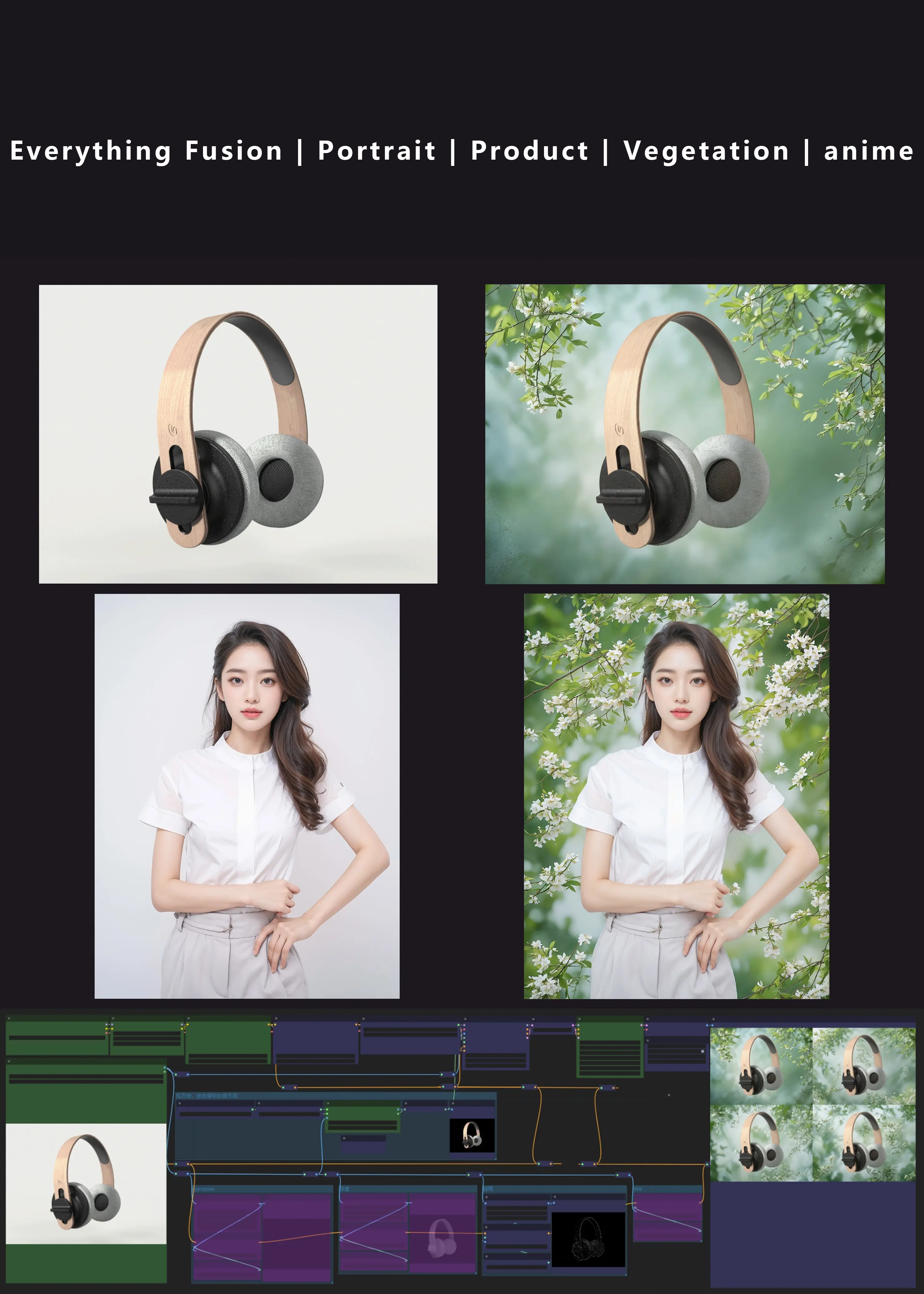 Tutto Fusion | ritratto | product | vegetation | anime