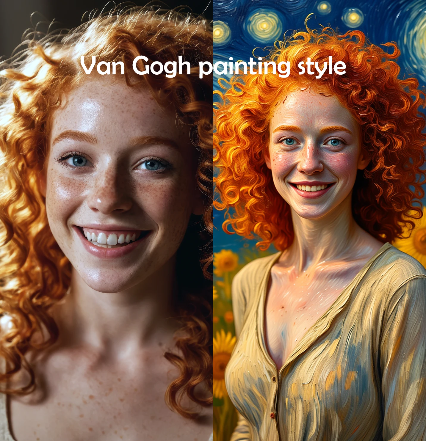 Van Gogh painting style