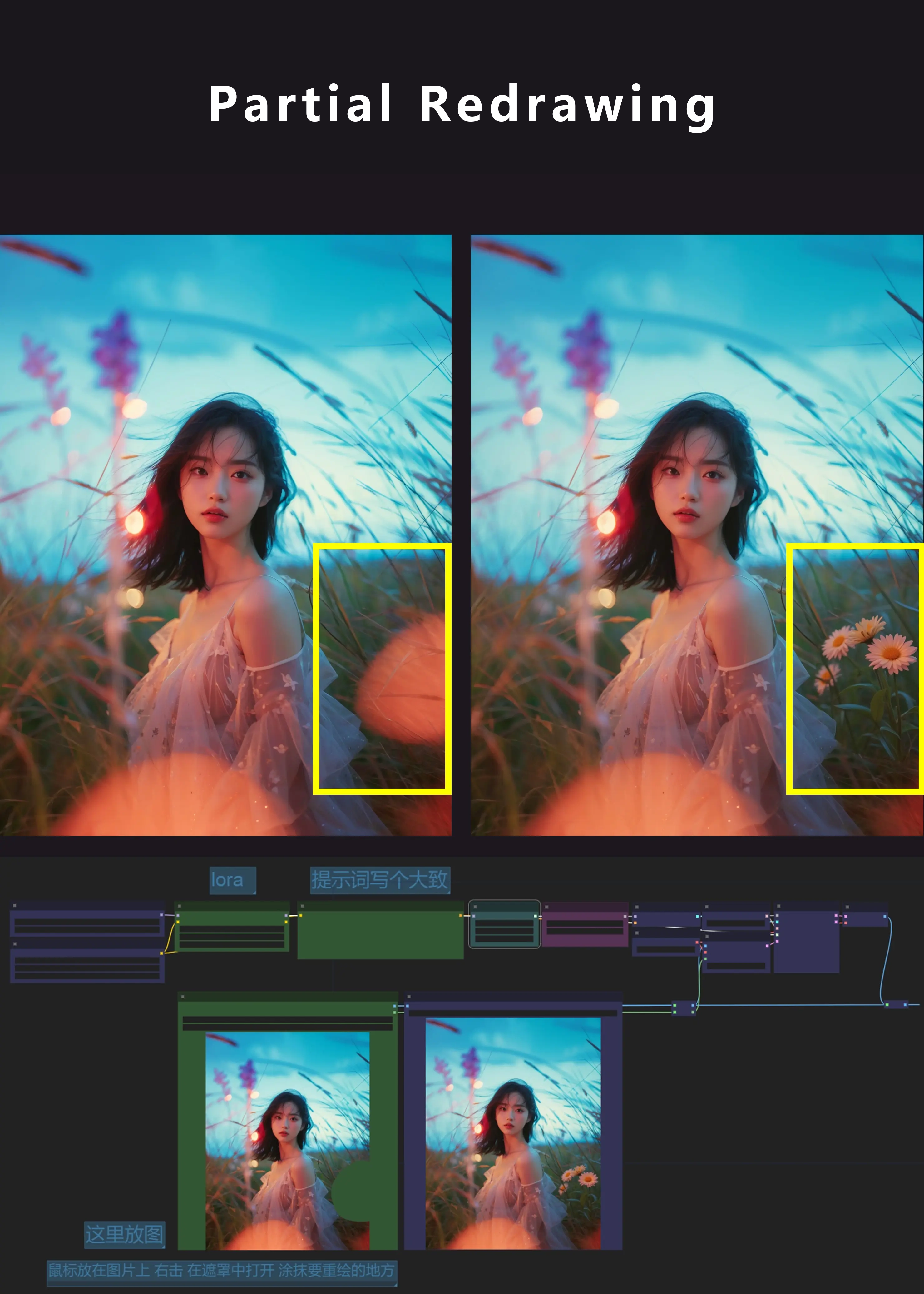 إعادة رسم جزئي