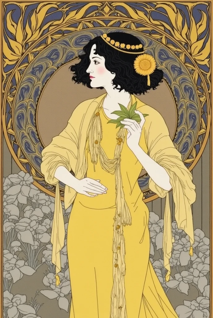 Art Nouveau style Flux1.D 4 v.1
