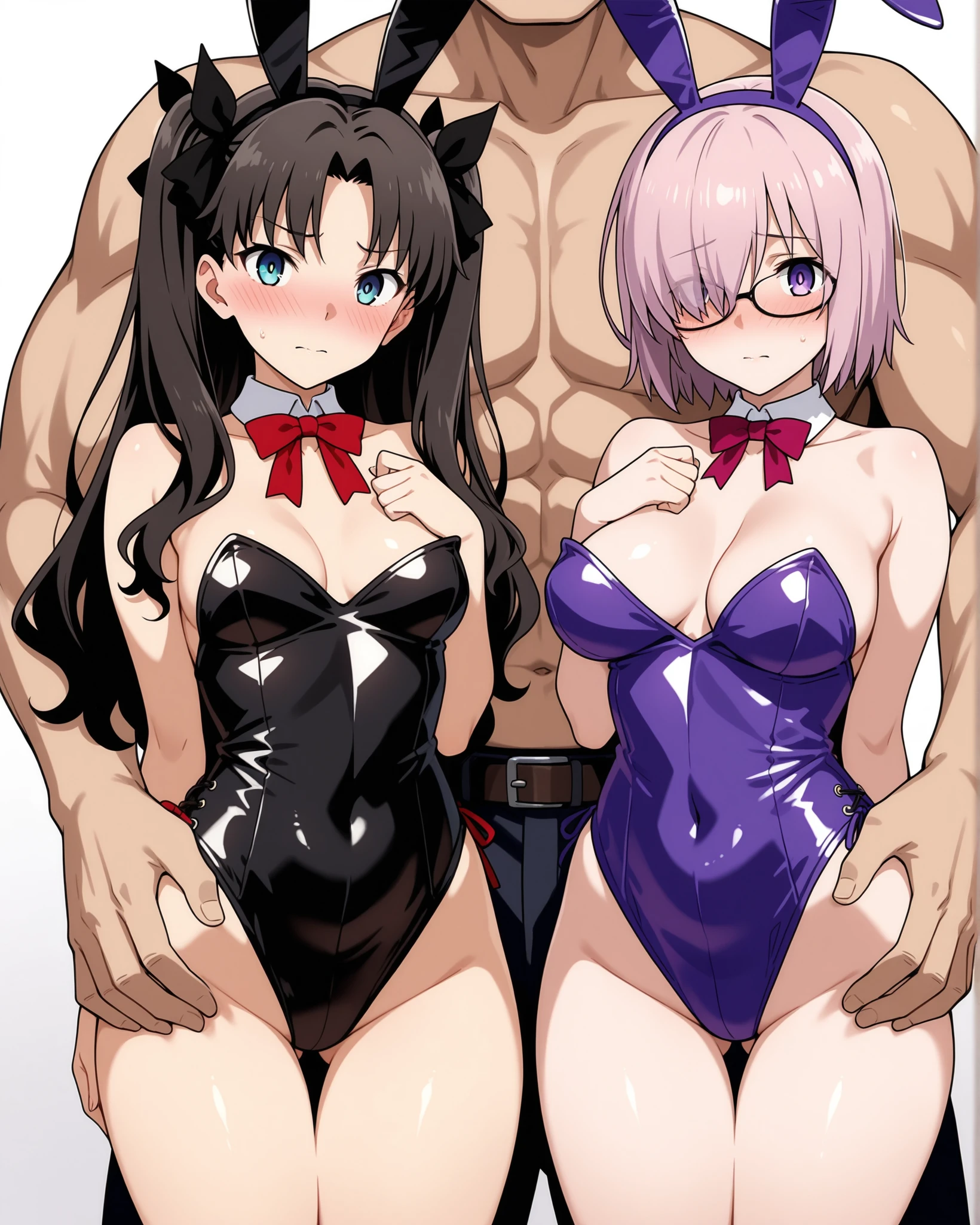 Girl Sandwich (2girls 1boy) (Illustrious) IL