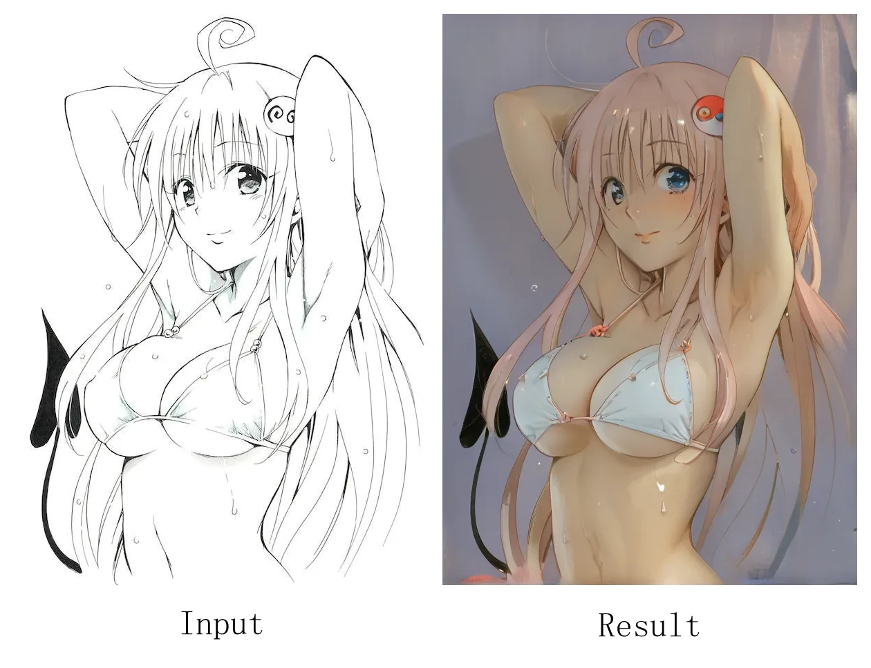 ラインアートからアニメへ