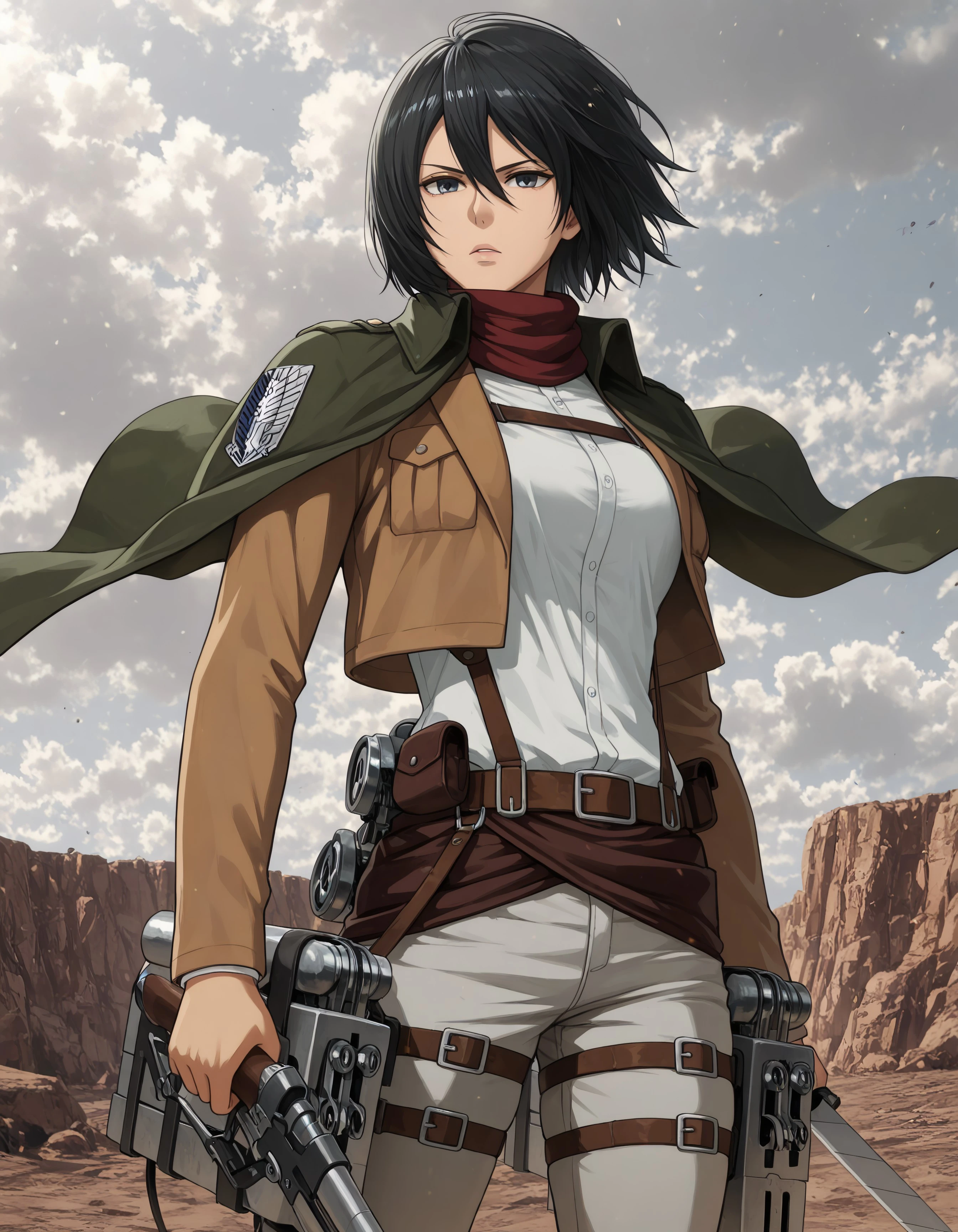 Mikasa Ackerman (ミカサ・アッカーマン) | Attack on Titan | Anime / Manga Character | IllustriousXL ILv1