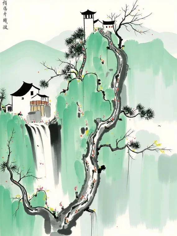 吴冠中水墨 V1