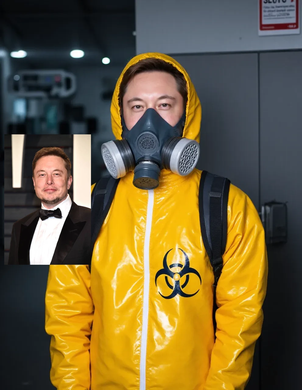 **Hazmat Suit Filter – Transform Your Look into a Bold, Protective Style**  <br><br>The **Hazmat Suit Filter** instantly transforms your photos with a striking yellow **hazardous materials (hazmat) suit**, giving you a futuristic, protective appearance. This filter is perfect for adding a unique twist to your photos, combining the bold, eye-catching look of a full-body protective suit with the iconic yellow color. Whether you're going for a fun, adventurous vibe or creating an edgy, sci-fi aesthetic, this filter makes a statement.  <br><br>### **Key Features:**  <br>✅ **Full Hazmat Suit** – Complete with a yellow protective suit and mask for a striking, futuristic look.  <br>✅ **Iconic Yellow Design** – Instantly recognizable, making your photos stand out with a bold and unique touch.  <br>✅ **Complete Transformation** – From everyday wear to an otherworldly, protected appearance, perfect for any creative photo shoot.  <br>✅ **Fun & Edgy Style** – Whether for a themed party or a sci-fi photo session, this filter elevates your creativity.  <br><br>📌 **Experience the Hazmat Suit Filter now and give your photos an edgy, protective flair!**