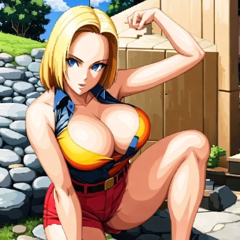 Fatal Fury -Blue Mary sprites-  Fatal Fury -Blue Mary sprites- 