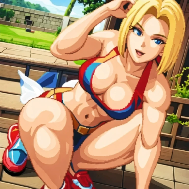 Fatal Fury -Blue Mary sprites 2-  Fatal Fury -Blue Mary sprites 2- 