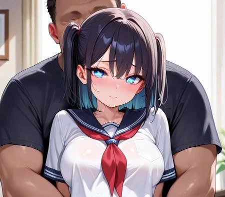 スカートの中に手を入れる/hand under skirt v1.0