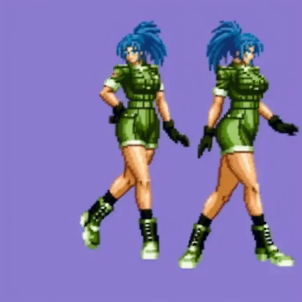Kof - Leona Heidern sprites Pony-  Kof - Leona Heidern sprites Pony- 