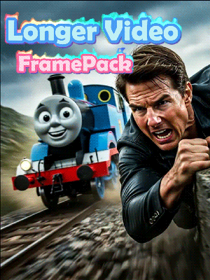 Longer Video - FramePack img2Vid