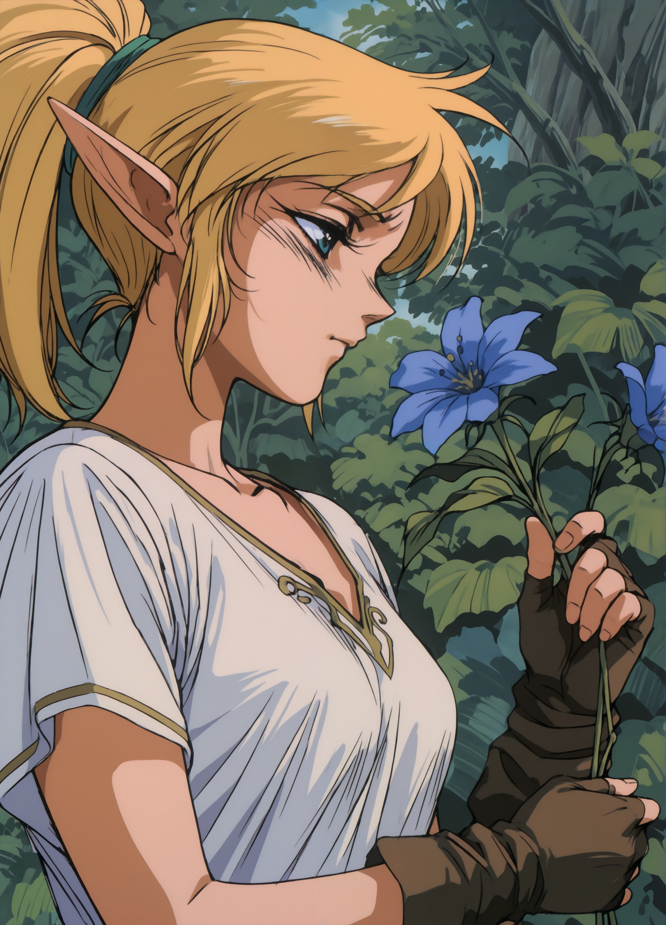 Record Of Lodoss War retro anime style