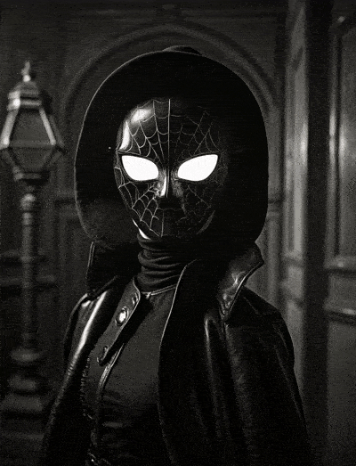 黑色蜘蛛侠式侦探