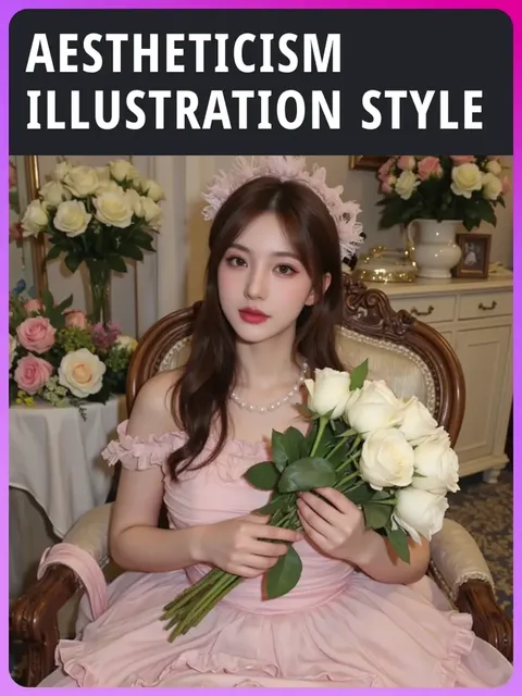 【排名第一】審美主義插圖風格