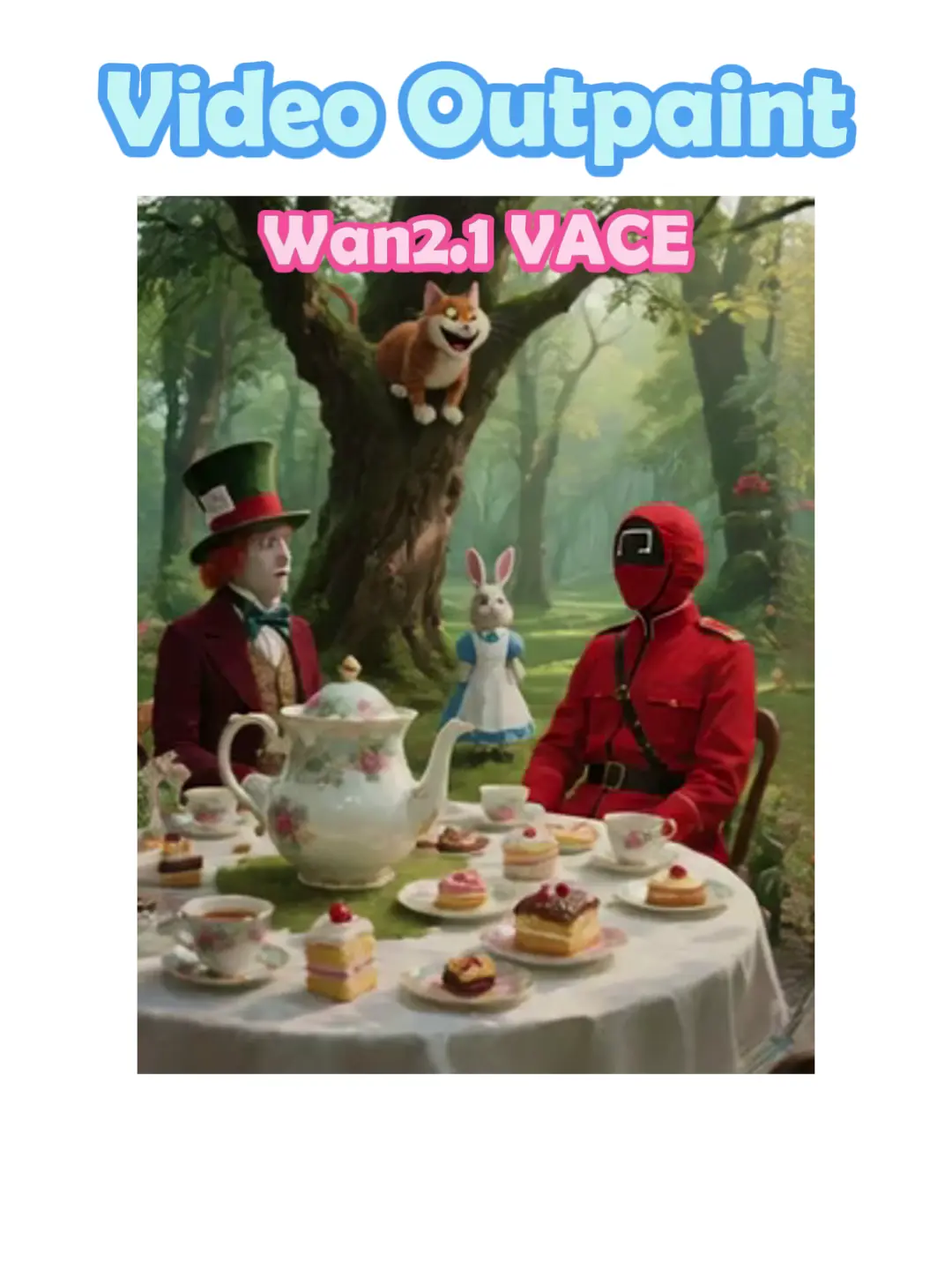 📣NEW~FusionX model📣 Video OutPaint - Wan2.1 VACE