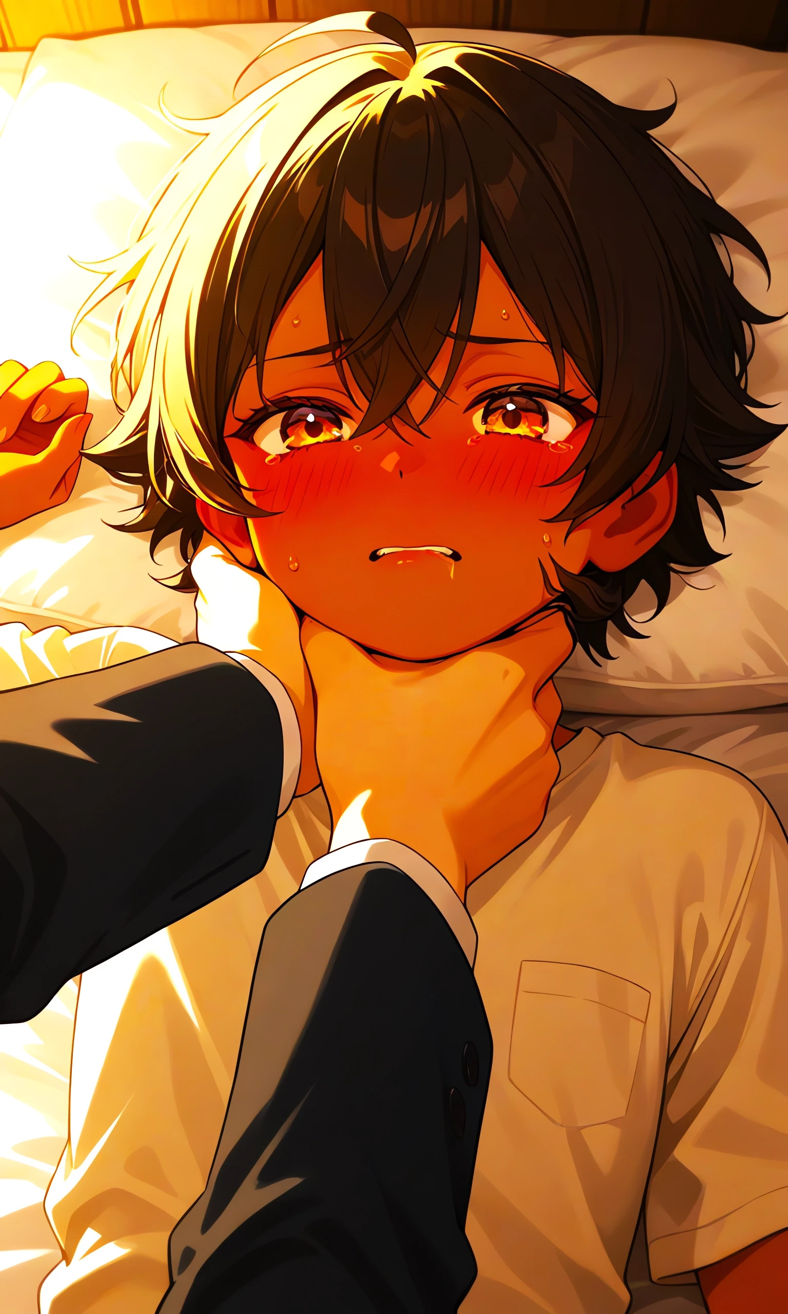 Strangle Killing Boy（手で首を絞められる少年）