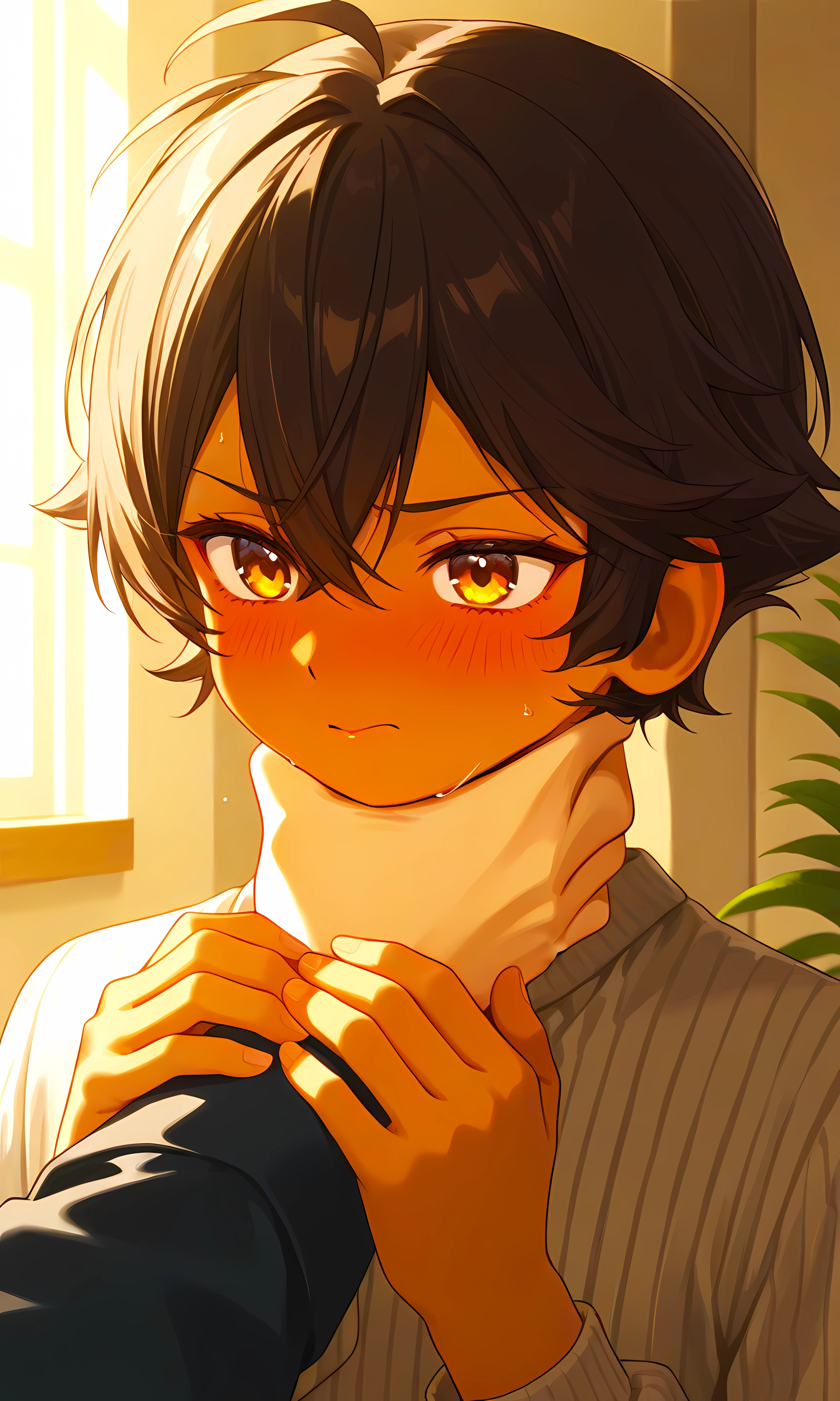 Strangle Killing Boy（手で首を絞められる少年）