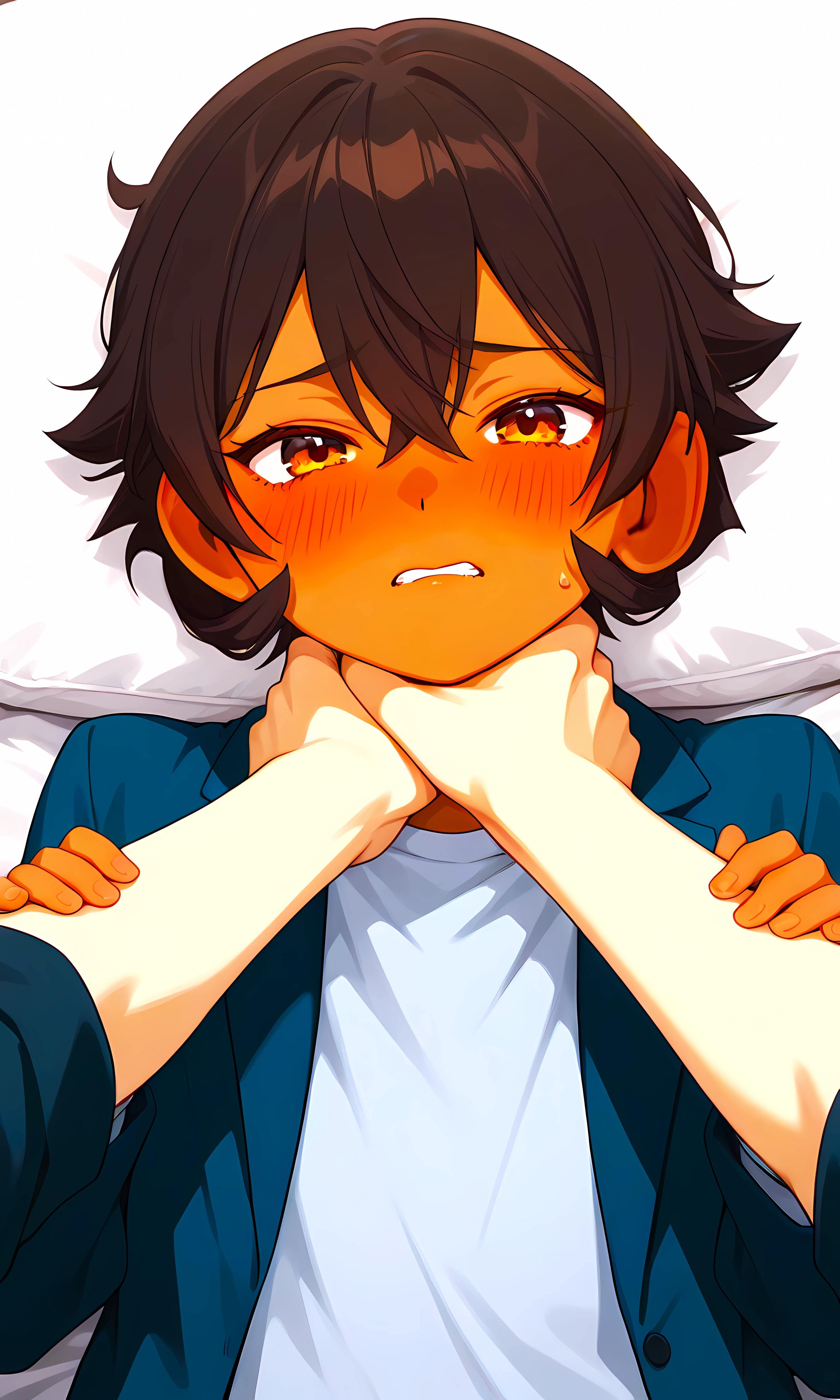 Strangle Killing Boy（手で首を絞められる少年）