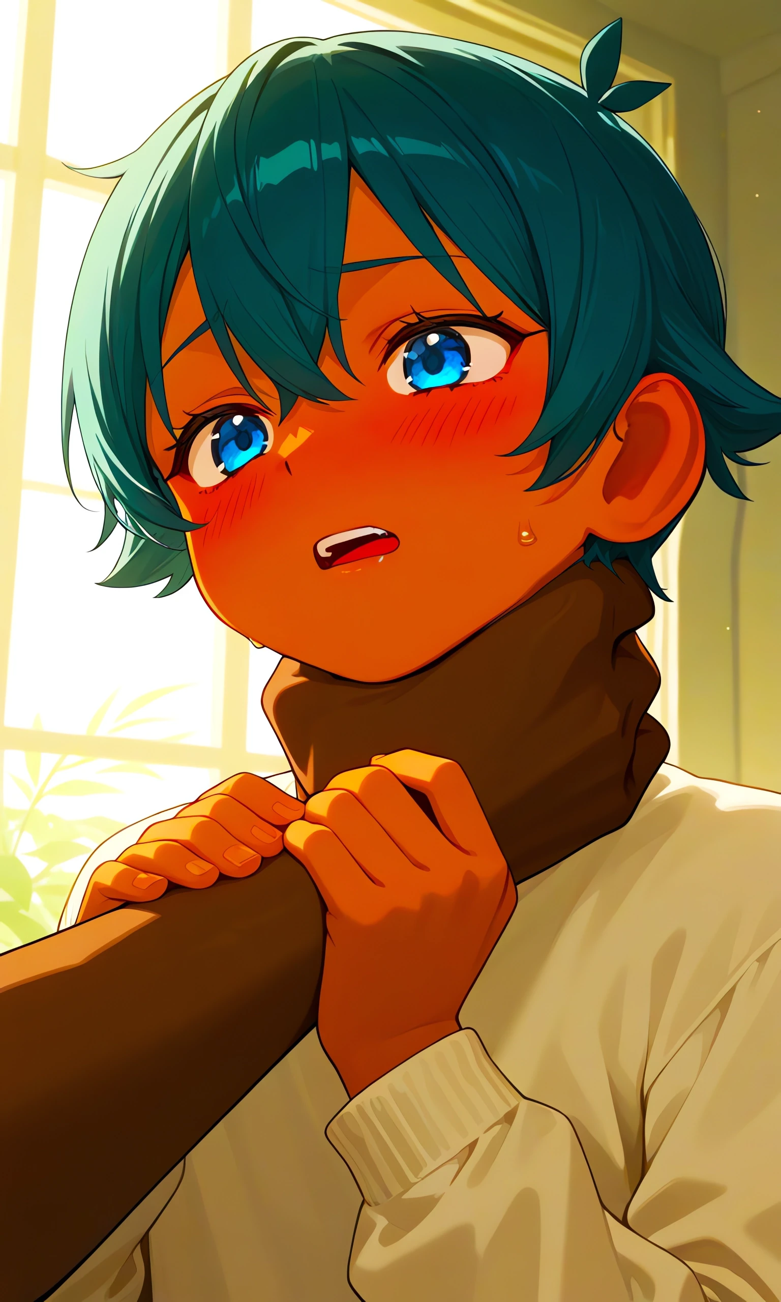 Strangle Killing Boy（手で首を絞められる少年）