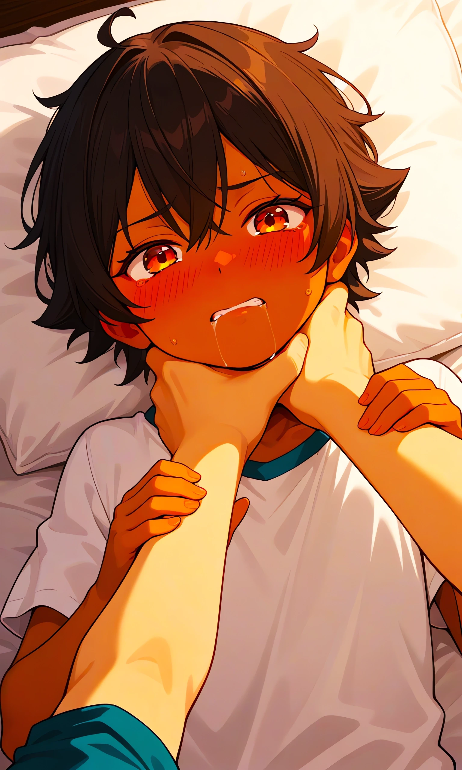 Strangle Killing Boy（手で首を絞められる少年）