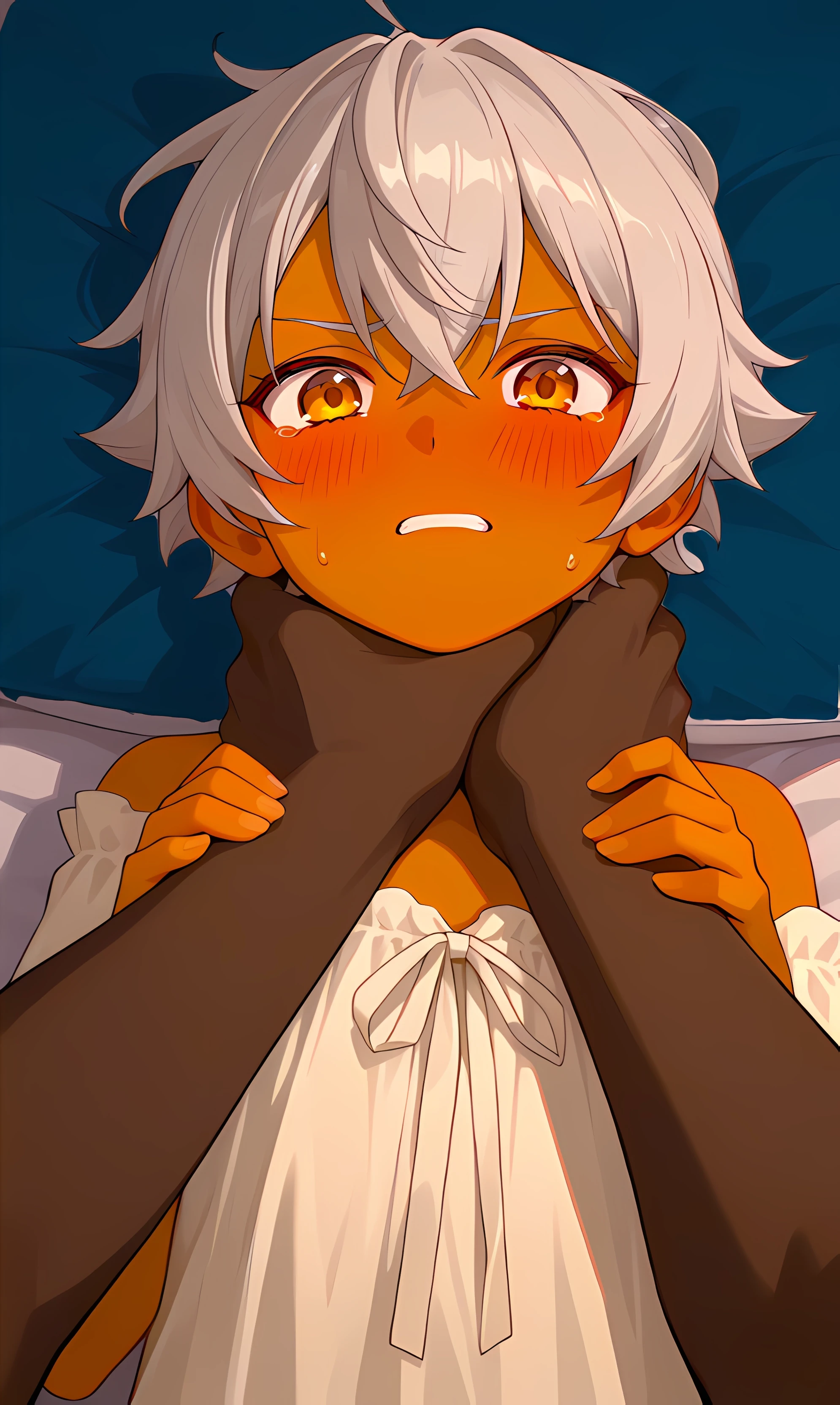 Strangle Killing Boy（手で首を絞められる少年）