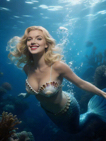 Verwandlung in eine Meerjungfrau