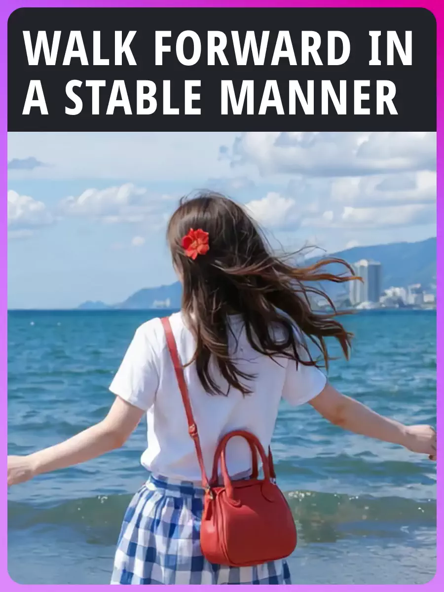Walk forward in a stable manner