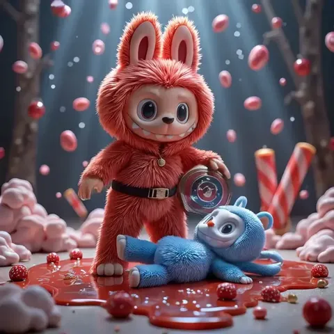 Празднование победы labubu（Видео версия）