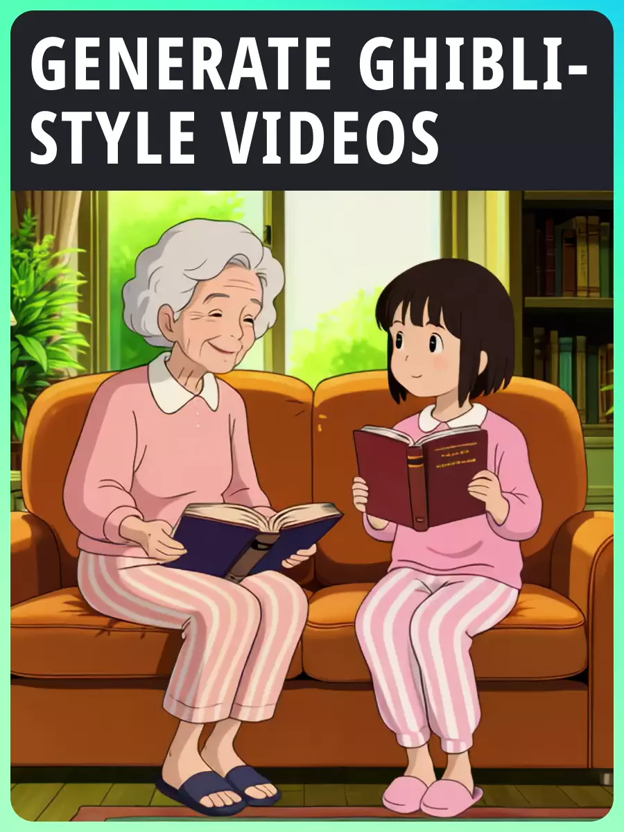 Gerar vídeos estilo Ghibli