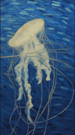 Video of Van Gogh's painting style