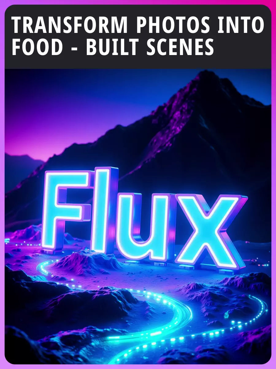 Transform Photos into Food - Built Scenes