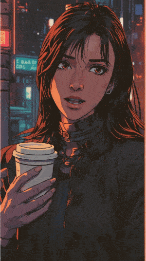 Converta seu vídeo de selfie em um estilo vintage de anime