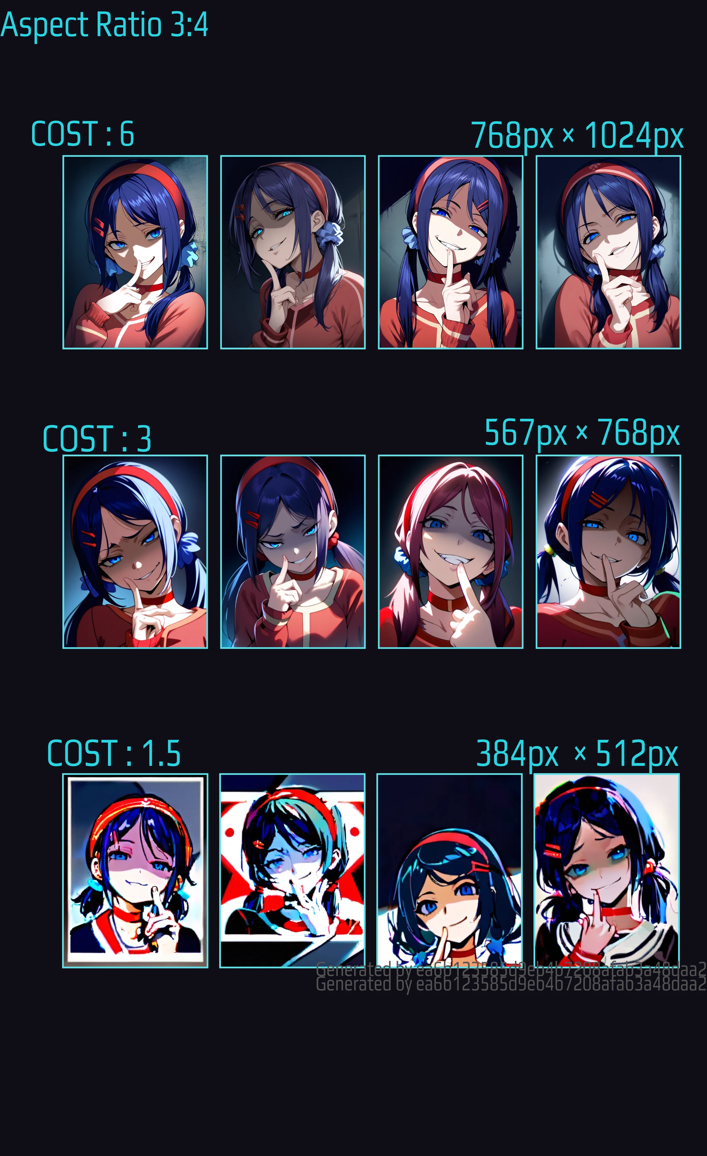 [SDXL 3:4] Creation cost halved MiSide Mita women solo 