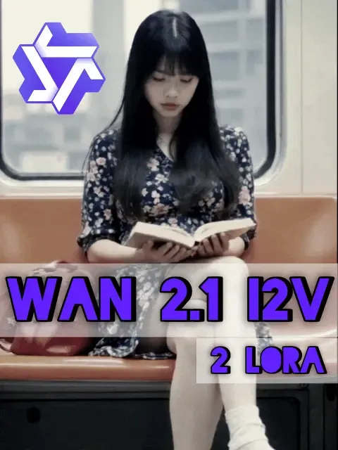 广域网 2.1 I2V与2个LoRAs