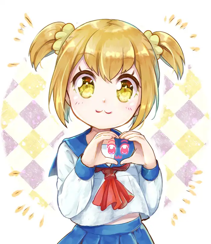 ポプテピピック ポプ子 (逆作画崩壊) popuko_rel_260420