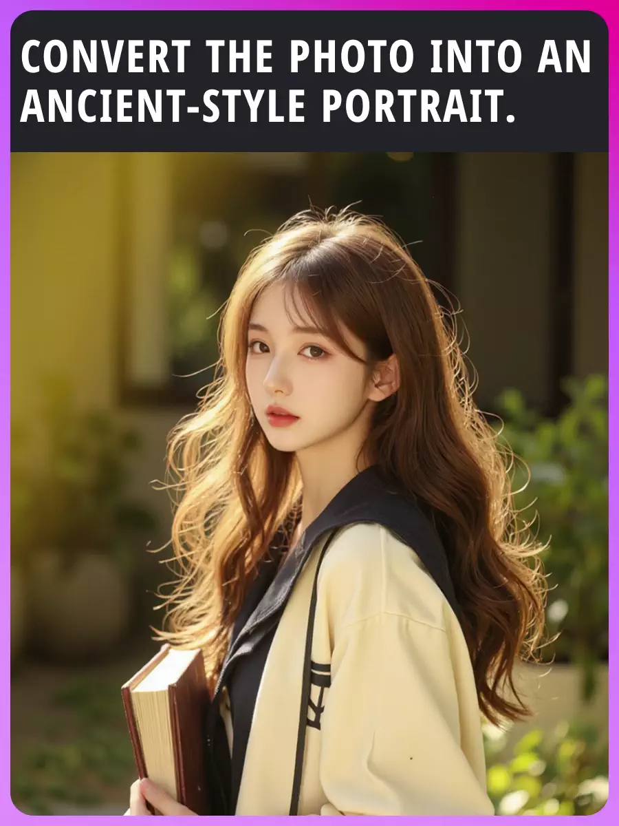 將照片轉換成古典風格的肖像畫.