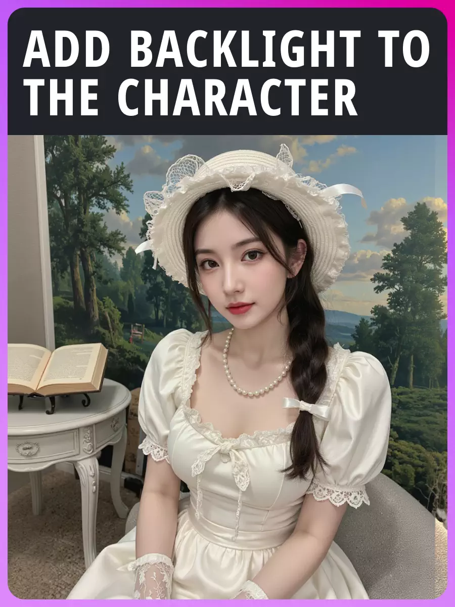 Aggiungi retroilluminazione alla figura.