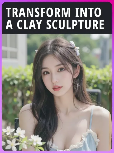Transformar en una escultura de arcilla
