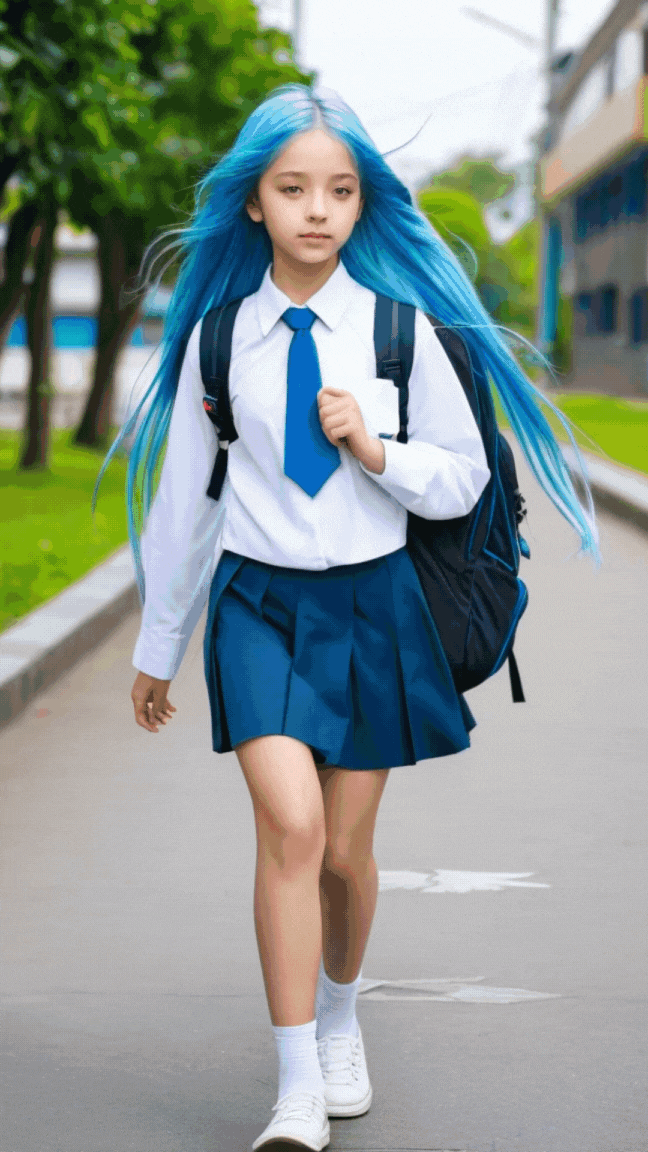 Filter konvertiert reales Foto in Anime-Bild 