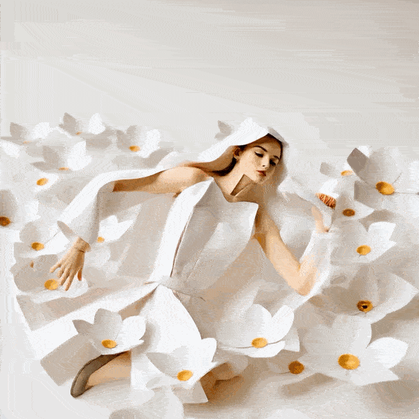 Преобразовать видео в стиль Paperfold