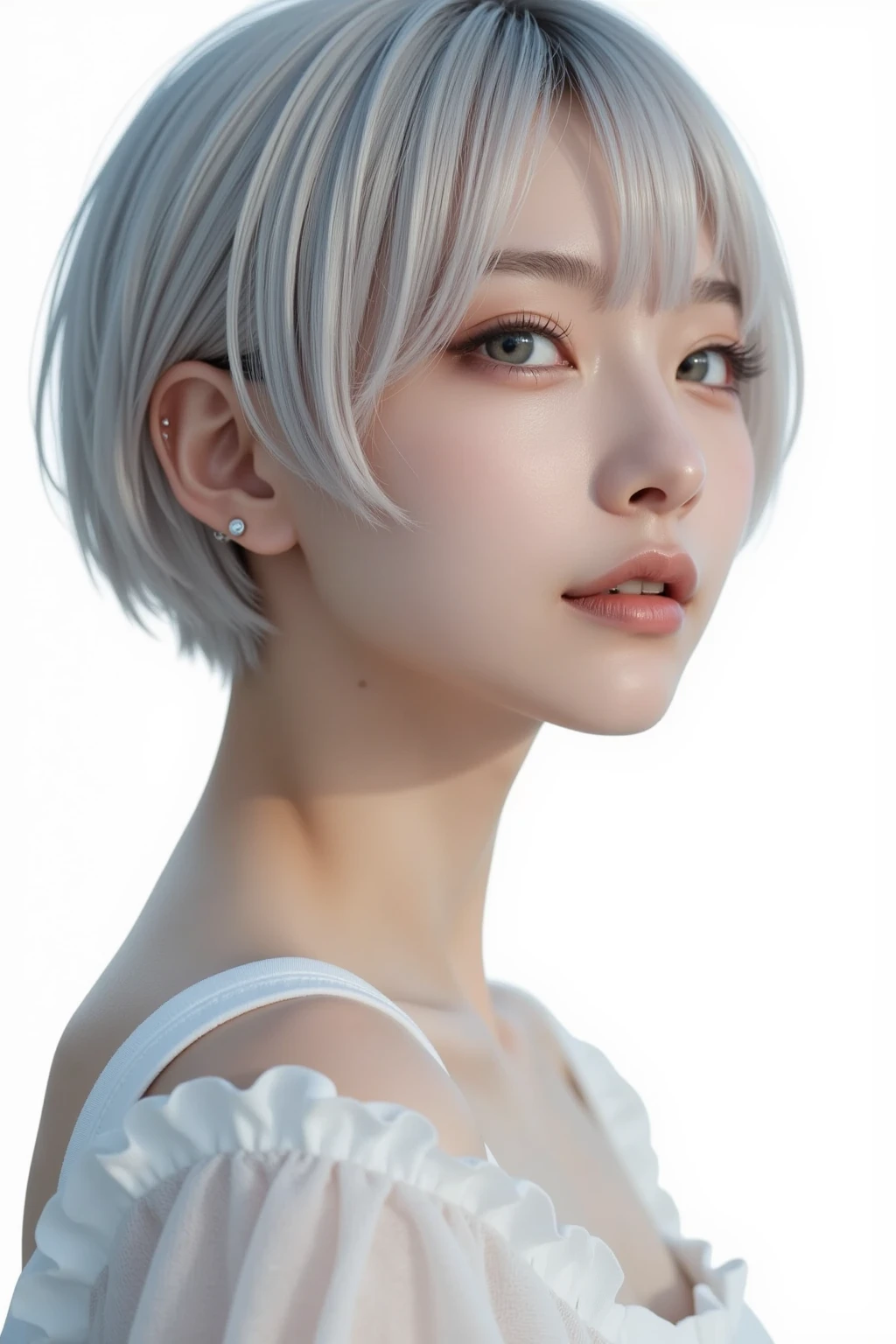 short hair girl FLUX 03