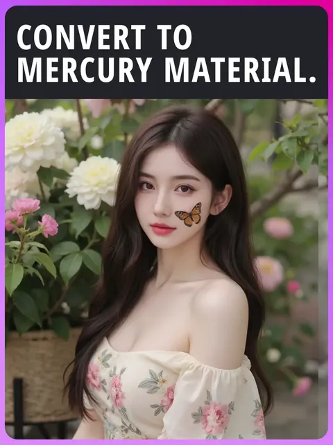 Convertir en material de mercurio.