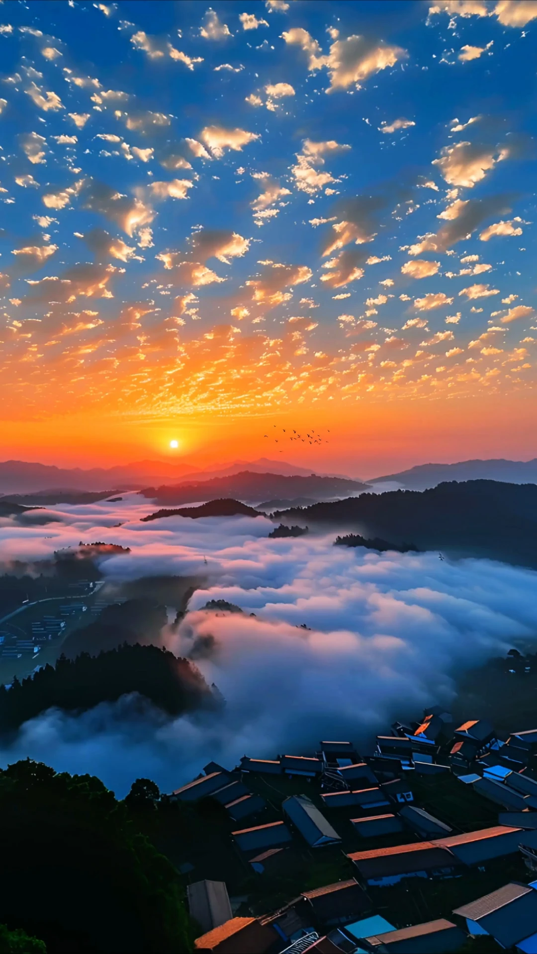清晨的宁静美景