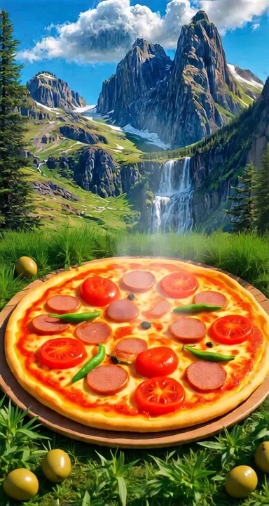 Filtro Gigante da Cena Alimentar