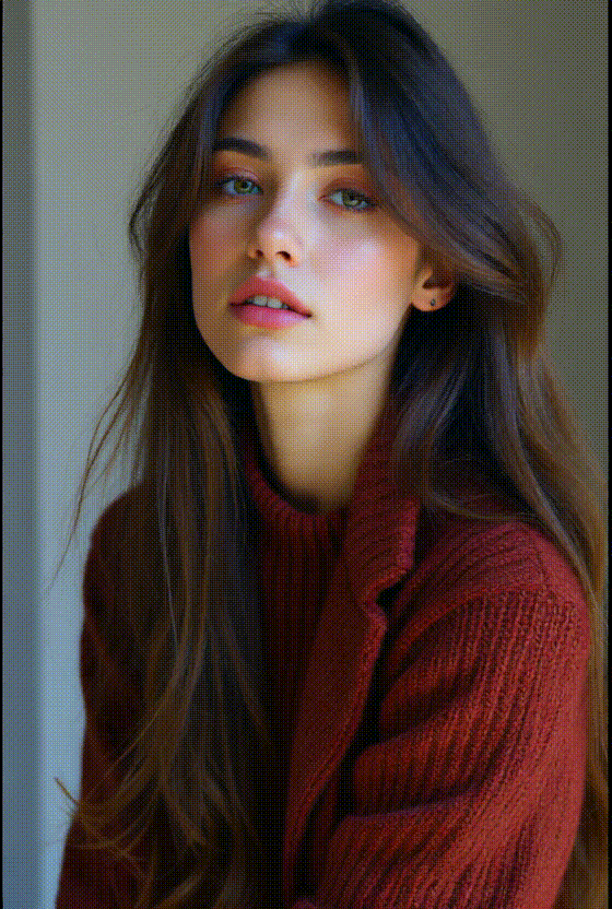 Vídeo de IA:A mudança de uma garota em um gato