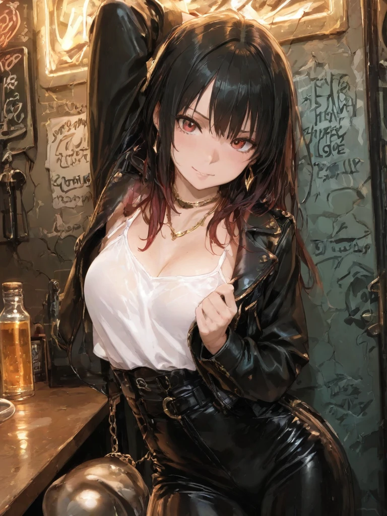 Cute gangster girl