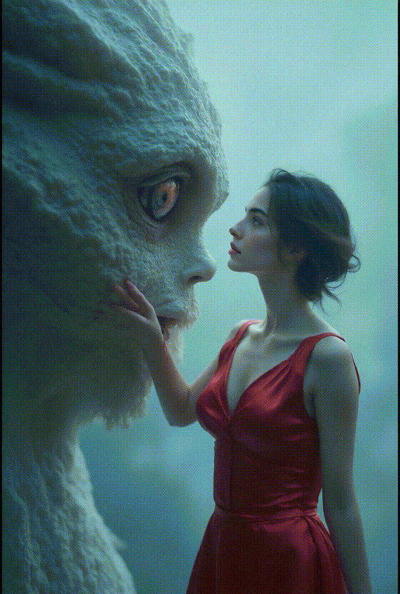 Video AI：Ikatan antara Raksasa dan Gadis